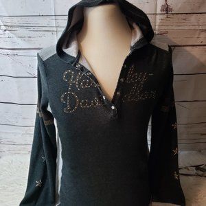 Woman's Harley Davidson Long Sleeve Hooded Size M